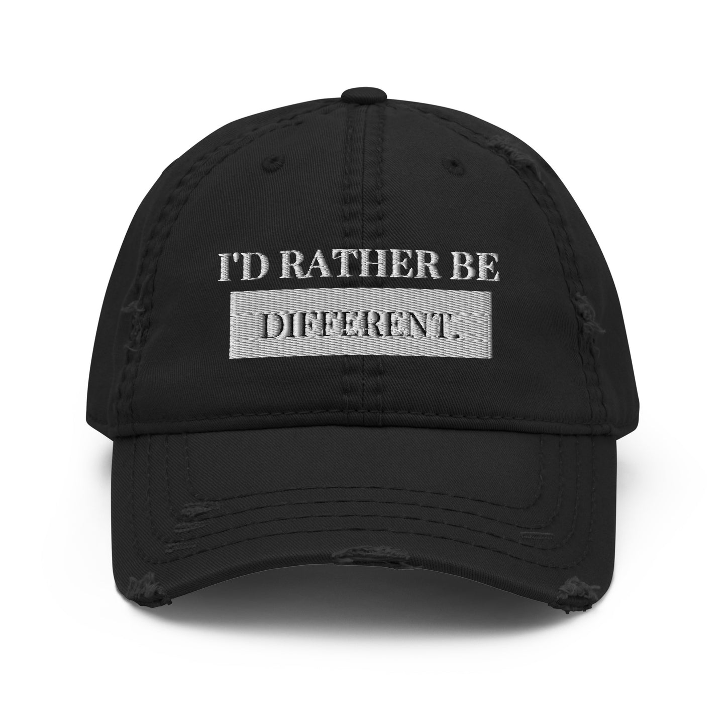 Different Distressed Hat