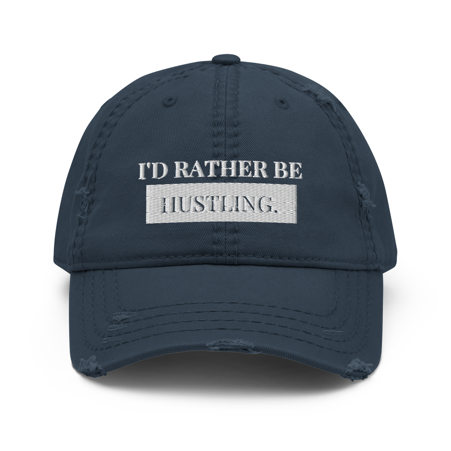 Hustling Distressed Hat