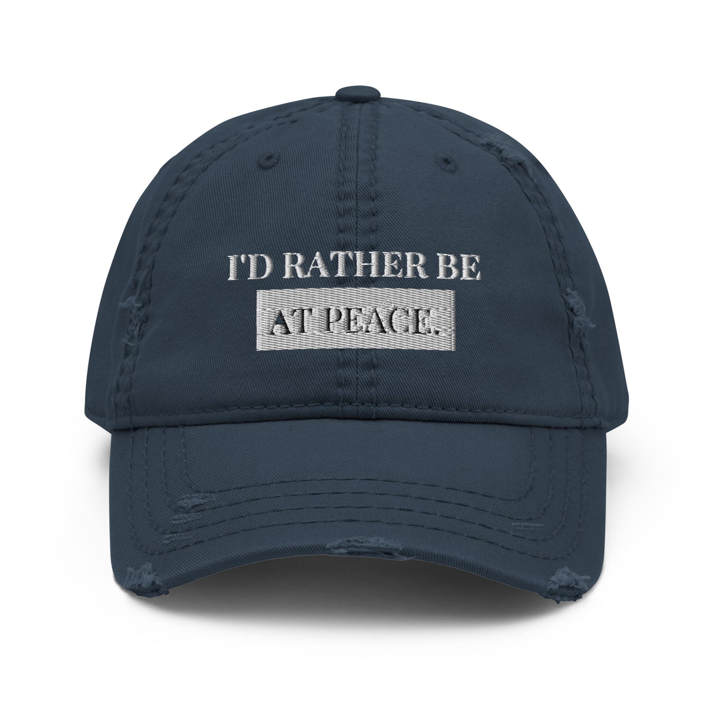 Peace Distressed Hat