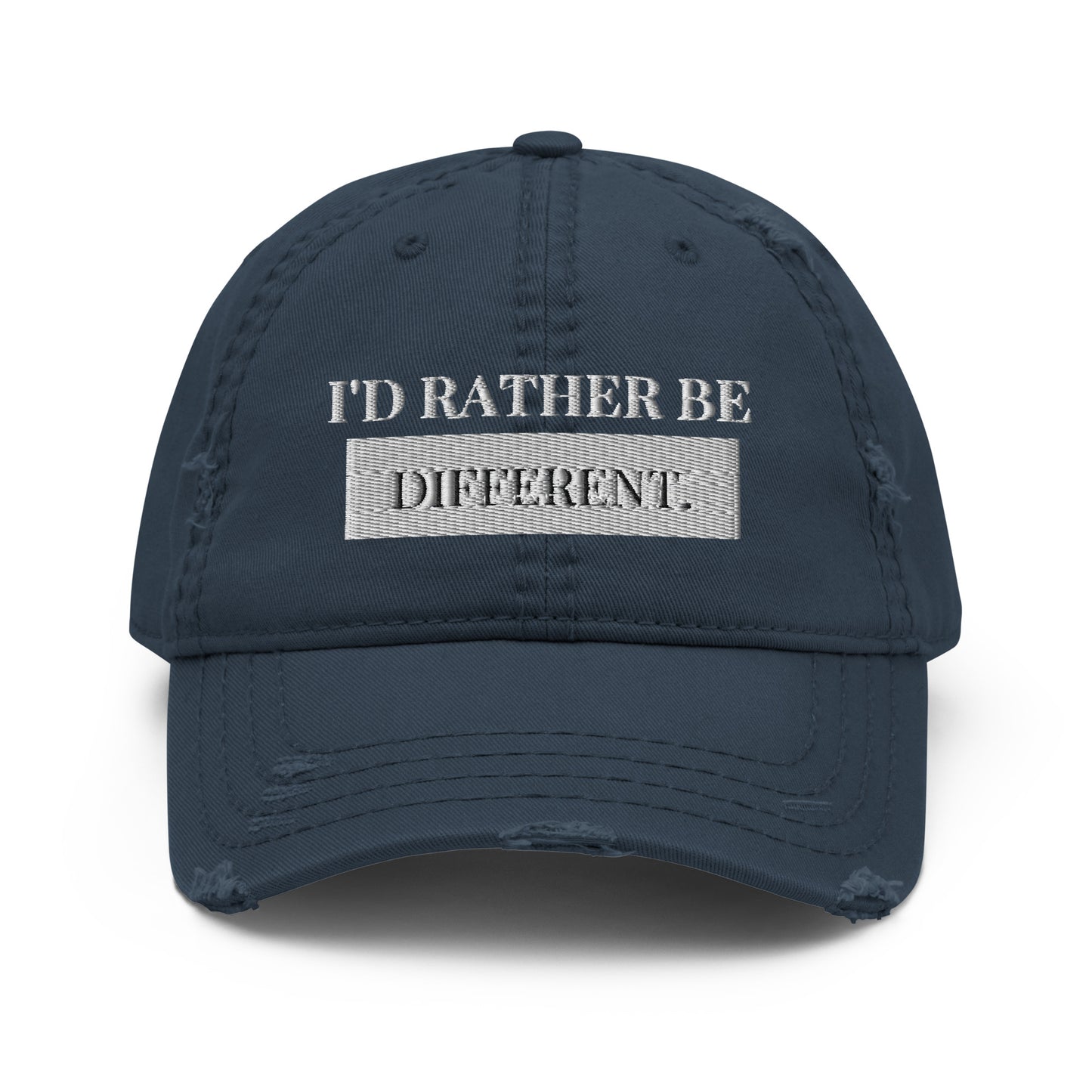 Different Distressed Hat